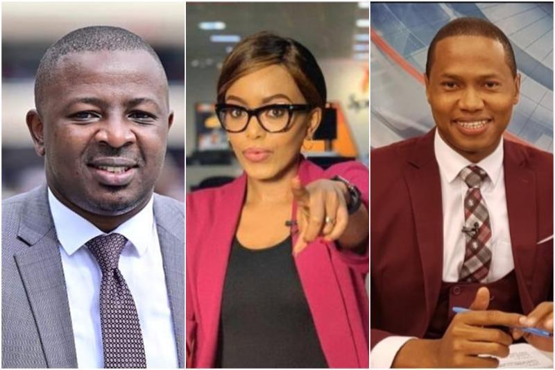 Photocollage of Francis Gachuri, Sophia Wanuna and Salim Swaleh.